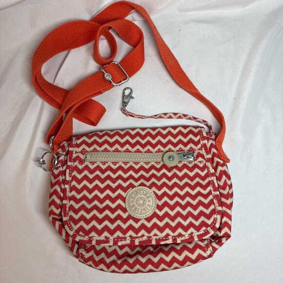 Kipling AC7513 Sabian Crossbody Mini Shoulder Bag Nylon‎ Pewter No Monkey EUC - Picture 1 of 13